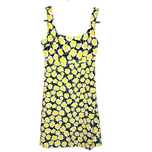 Diane Von Furstenberg x Target 90s Babydoll Mini Dress Sz 0 Daisy Sleeveless